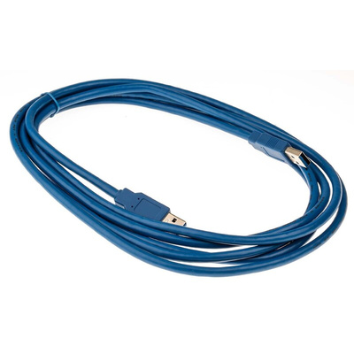 RS PRO USB 3.0 Cable, Male USB A to Male USB A Cable, 3m