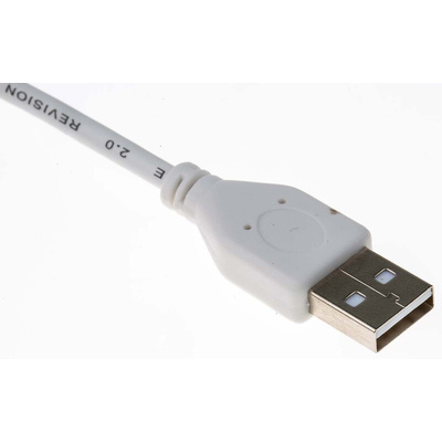 RS PRO USB 2.0 Cable, Male USB A to Male USB A Cable, 800mm