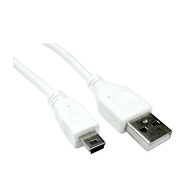 RS PRO USB 2.0 Cable, Male USB A to Male Mini USB B Cable, 3m