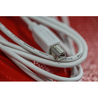 RS PRO USB 2.0 Cable, Male USB A to Male USB B Cable, 2m