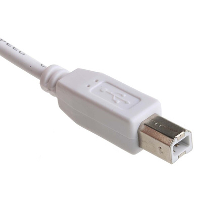 RS PRO USB 2.0 Cable, Male USB A to Male USB B Cable, 3m