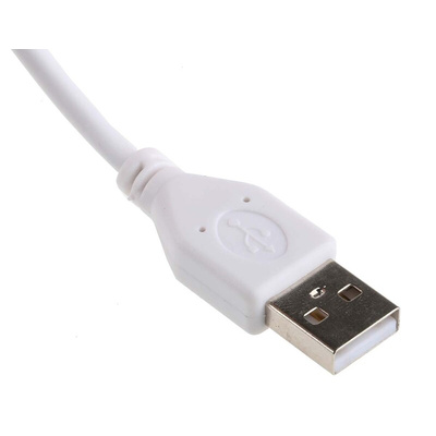 RS PRO USB 2.0 Cable, Male USB A to Male USB B Cable, 3m