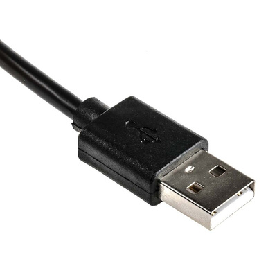 RS PRO USB 2.0 Cable, Male USB A to Male Micro USB B Cable, 150mm