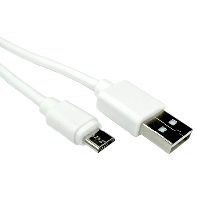 RS PRO USB 2.0 Cable, Male USB A to Male Micro USB B Cable, 3m