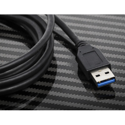 RS PRO USB 3.0, USB 3.1 Cable, Male USB A to Male USB C Cable, 2m