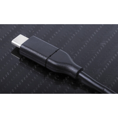 RS PRO USB 2.0 Cable, Male USB A to Male USB C Cable, 2m