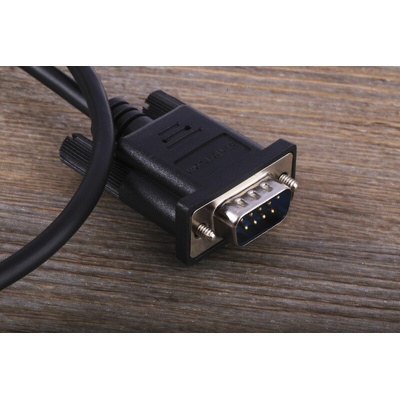 StarTech.com Male 9 Pin D-sub to Female 9 Pin D-sub Serial Cable, 0.5m PVC
