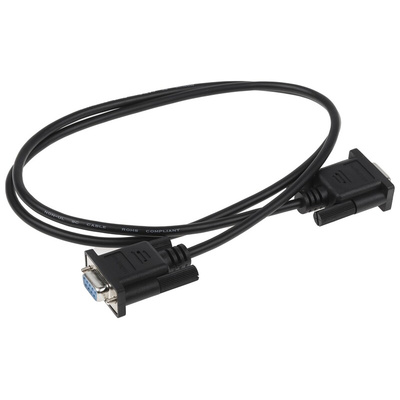 StarTech.com Female 9 Pin D-sub to Female 9 Pin D-sub Serial Cable, 1m PVC