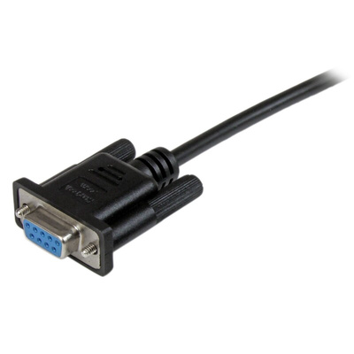 StarTech.com Female 9 Pin D-sub to Female 9 Pin D-sub Serial Cable, 1m PVC
