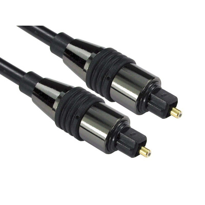 RS PRO 5m Toslink Fiber Optic Audio Cable Assembly