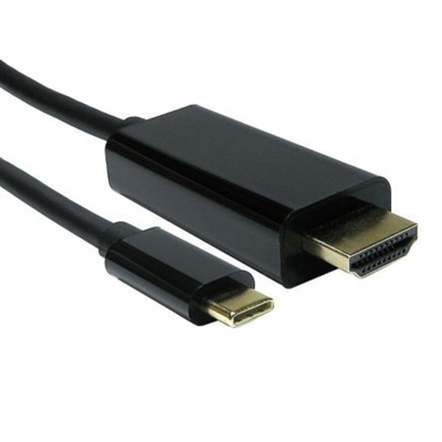 RS PRO USB 3.1 Cable, Male USB C to Male HDMI Cable, 2m