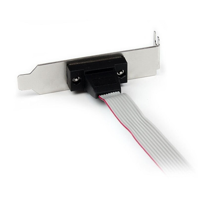 StarTech.com Female 10 Pin IDC to Male 9 Pin D-sub Serial Cable, 412mm