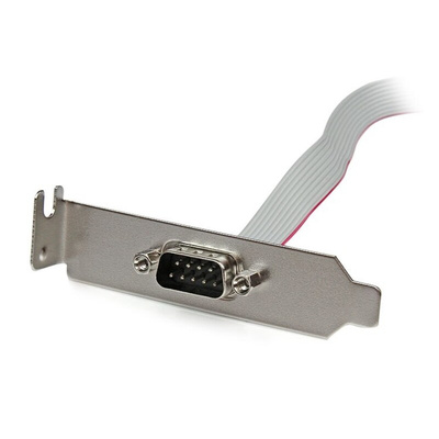 StarTech.com Female 10 Pin IDC to Male 9 Pin D-sub Serial Cable, 412mm