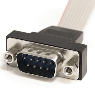 StarTech.com Male 9 Pin D-sub to Female 10 Pin IDC Serial Cable, 406.4mm