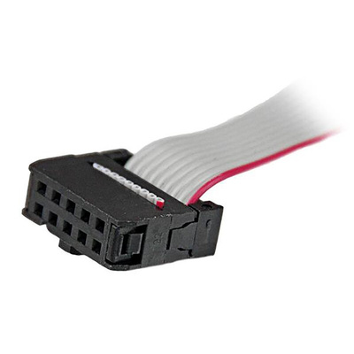 StarTech.com Female 10 Pin IDC to Male 9 Pin D-sub Serial Cable, 260mm