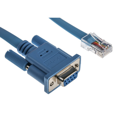StarTech.com Male RJ45 to Female 9 Pin D-sub Serial Cable, 1.9m PVC