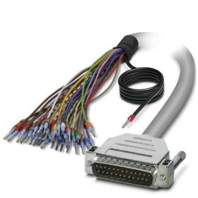 Phoenix Contact Male 25 Pin D-sub Unterminated Serial Cable, 6m