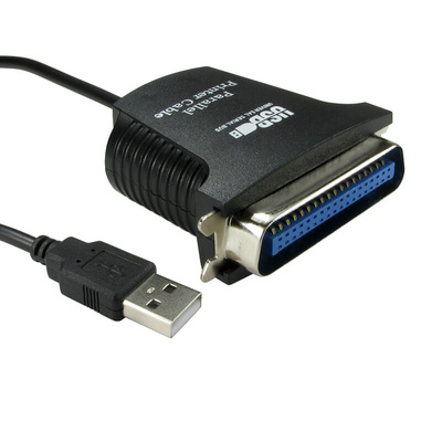RS PRO USB 1.1 Cable, Male USB A to Male Centronics Cable, 1m