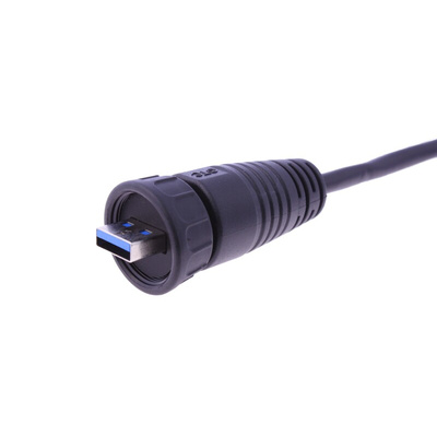 RS PRO USB 3.0 Cable, Male USB A to Unterminated Cable, 2m