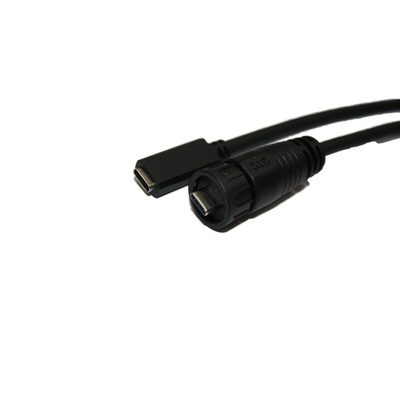 RS PRO USB 3.1 Cable, Male USB C to Female USB C Cable, 2m