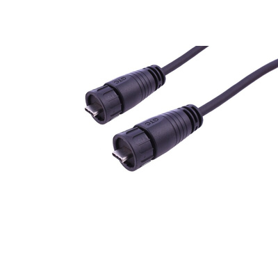 RS PRO USB 3.1 Cable USB C to USB C Cable, 2m