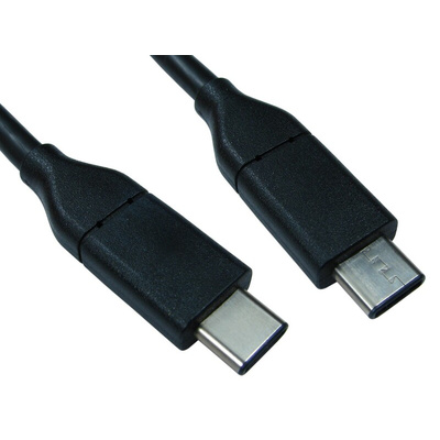 RS PRO Cable, Male USB C to Male USB C Cable, 0.5m
