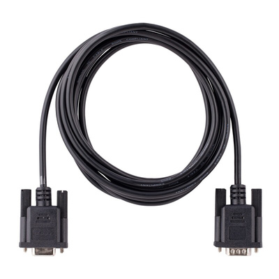 StarTech.com Female 9 Pin D-sub to Male 9 Pin D-sub Serial Cable, 3m PVC