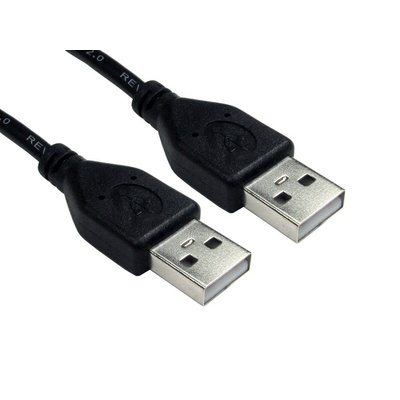 RS PRO USB 2.0 Cable, Male USB A to Male USB A Cable, 0.5m