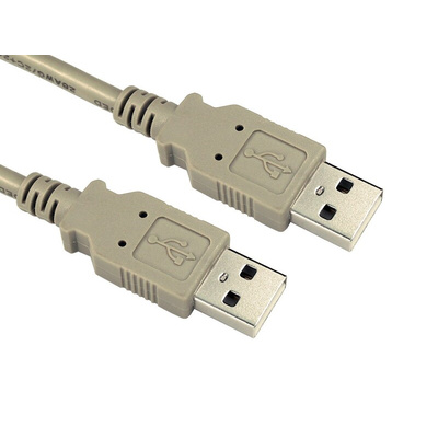 RS PRO Cable, Male USB A to Male USB A Cable, 1m