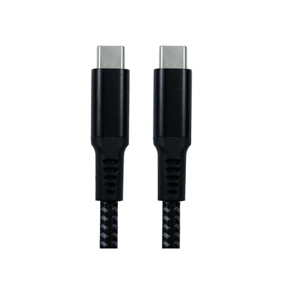 RS PRO USB 3.1 Cable, Male USB C to Male USB C Cable, 1.8m
