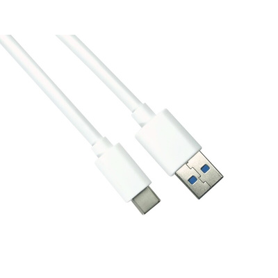 RS PRO USB 3.0 Cable, Male USB C to Male USB A Cable, 1m