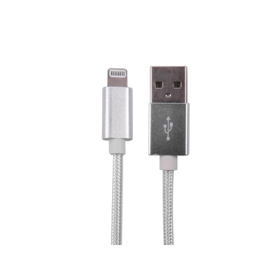 RS PRO USB 2.0 Cable, Male USB A to Male Lightning Cable, 2m