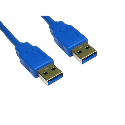 RS PRO USB 3.0 Cable, Male USB A to Male USB A Cable, 3m
