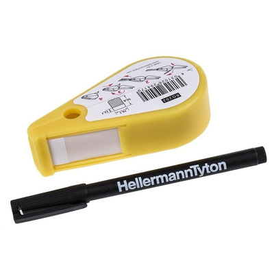 HellermannTyton Adhesive Cable Marking Kit RiteOn, 6.1 → 12.1mm, 150 Markers