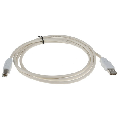 TE Connectivity USB 2.0 Cable, Male USB A to Male USB B  Cable, 1.5m