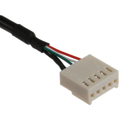 Bulgin USB 2.0 Cable, Female 5 Pin Socket to Female USB B Cable, 150mm