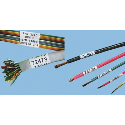 Brady Label for Communication cables, panel labelling, audio / data labelling, wire and cable labelling 25.4mm
