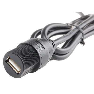 ASSMANN WSW USB 2.0 Cable, Female USB A to Unterminated Cable, 1m