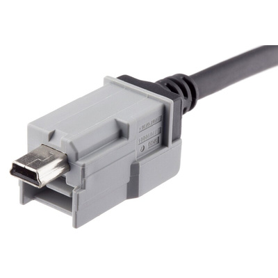 Molex USB 2.0 Cable, Female USB A to Male Mini USB B Cable, 500mm