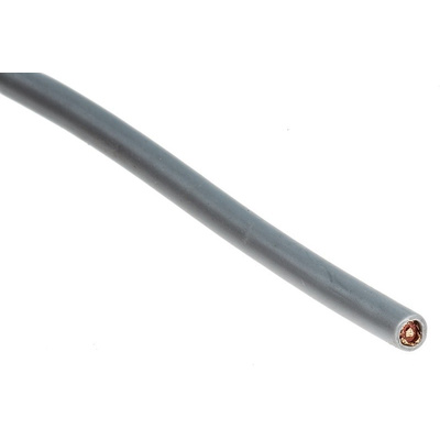 RS PRO PVC Insulated, Shielded Single Core Microphone Cable 0.5 mm² CSA, PVC Sheath, 3.4mm OD 100m