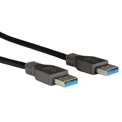 Roline USB 3.0 Cable, Male USB A to Male USB A Cable, 1.8m