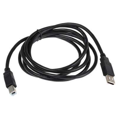 Roline USB 2.0 Cable, Male USB B to Male USB A Cable, 1.8m