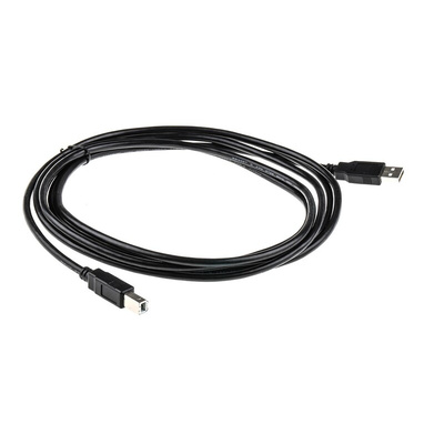 Roline USB 2.0 Cable, Male USB A to Male USB B Cable, 3m