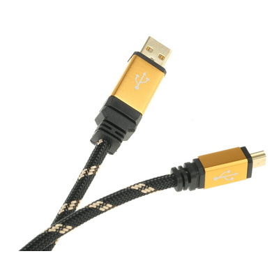 Roline USB 2.0 Cable, Male USB A to Male Mini USB B Cable, 1.8m