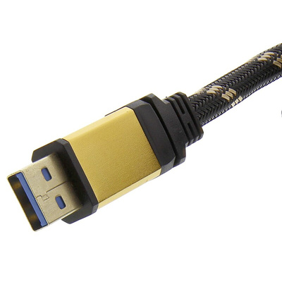 Roline USB 3.0 Cable, Male Micro USB B to Male Micro USB B Cable, 2m