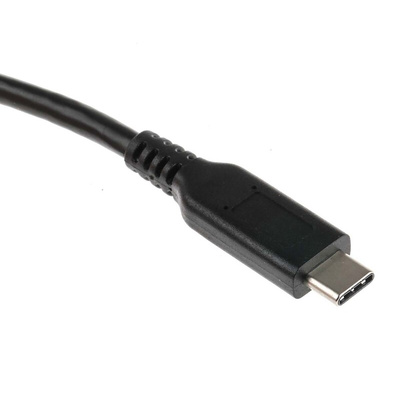 RS PRO USB 3.1 Cable, Male USB A to Male USB C Cable, 1m