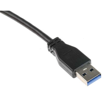 RS PRO USB 3.1 Cable, Male USB A to Male USB C Cable, 1m