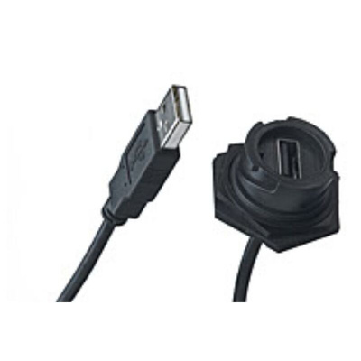 Molex USB 2.0 Cable, Male USB A to Female USB A USB Extension Cable, 150mm