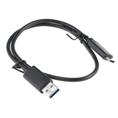 Roline USB 3.1 Cable, Male USB A to Male USB C Cable, 500mm