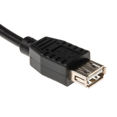 Roline USB 2.0 Cable, Male USB A to Female USB A USB Extension Cable, 3m